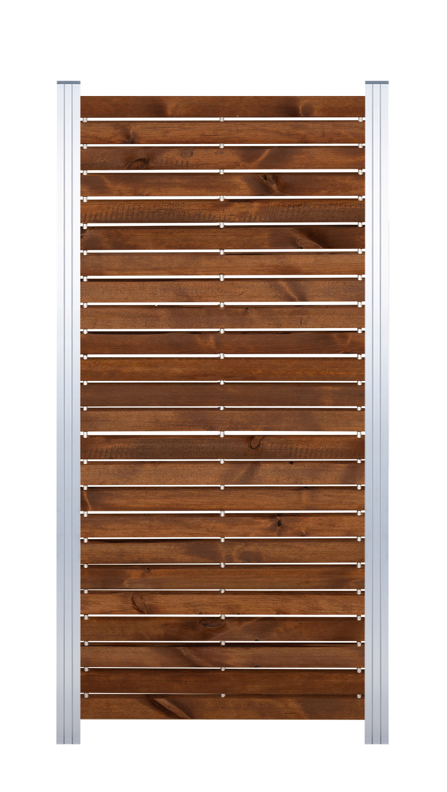 Rhombus-Steckzaun Zwischenelement Craftwood Kiefer, ca. 81,5x180 cm Kiefer Braun/Silber, Farbbehandelt 