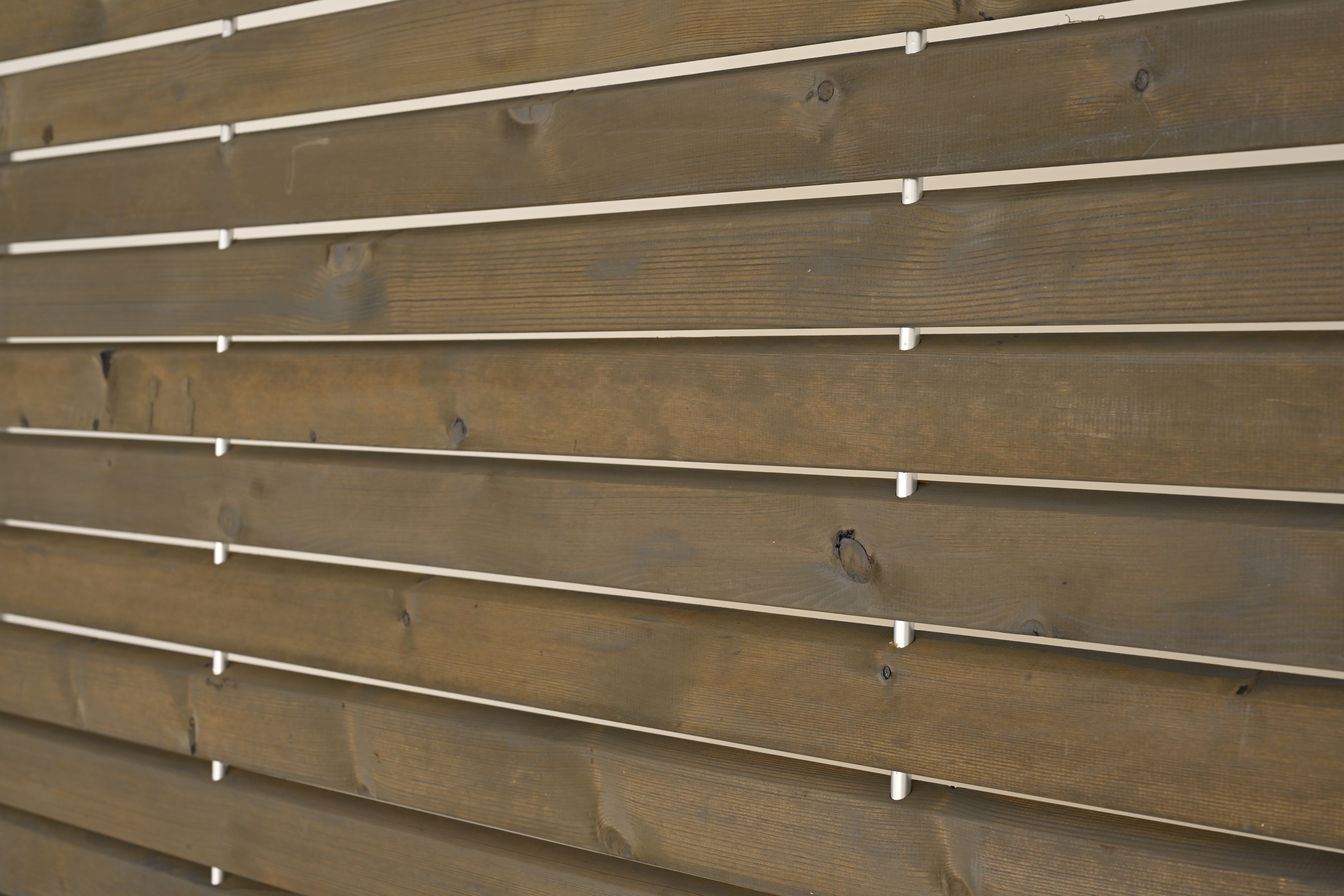 Rhombus-Steckzaun Vorgartenzaun Craftwood Kiefer, ca. 180x90 cm Kiefer Grau/Silber, Farbbehandelt  
