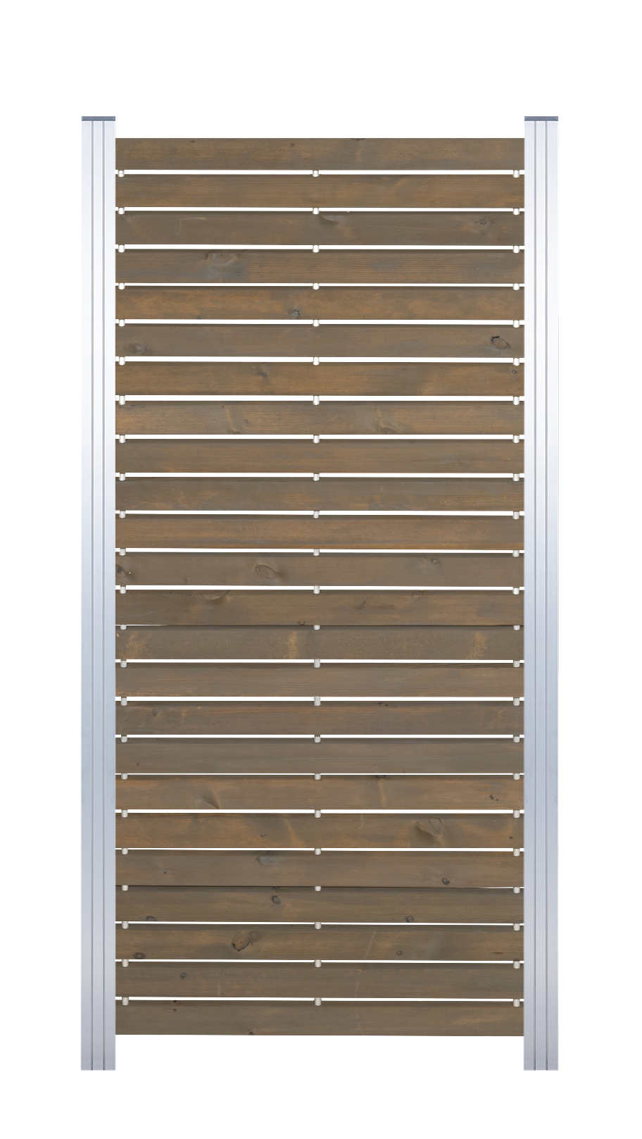 Rhombus-Steckzaun Zwischenelement Craftwood Kiefer, ca. 81,5x180 cm Kiefer Grau/Silber, Farbbehandelt  
